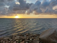 Zicht op water